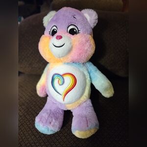 Care Bears Pastel Rainbow Heart Plush Bear - Multicolor Pastel Toy